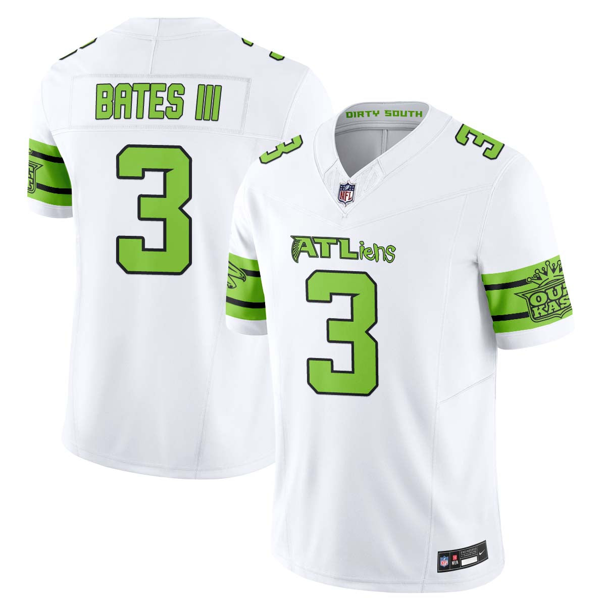 ATL 30th Anniversary ATLiens Vapor Jersey - Stitched