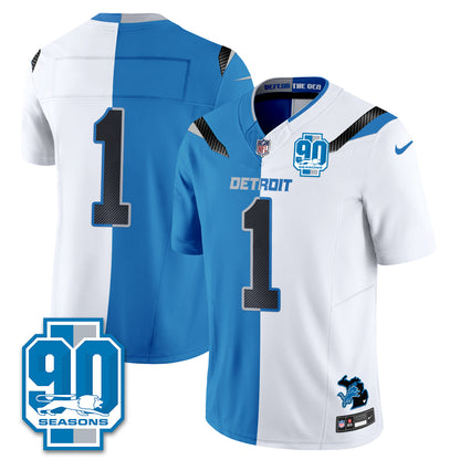 DET Rivalries Split Edition Vapor Jersey - Stitched