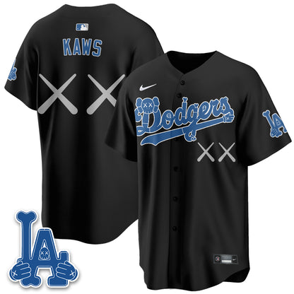 Los Angeles Dodgers x KAWS Edition Vapor Jersey V2- Stitched