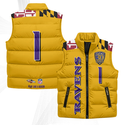BAL Maryland Puffer Vest - Printed