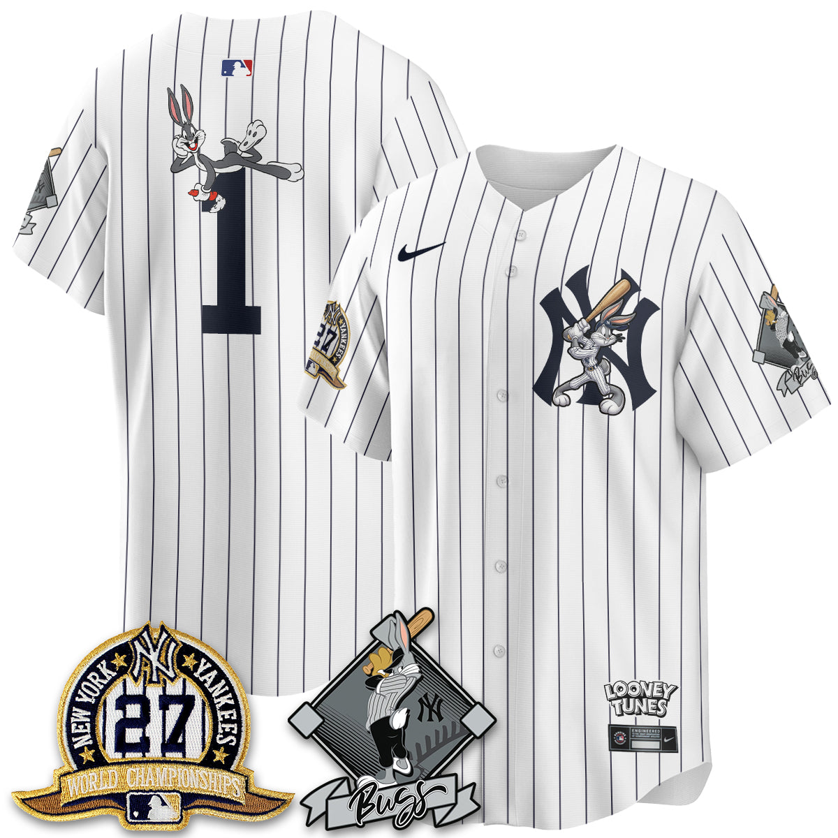 New York Yankees Bunny Vapor Limited Jersey V2- Stitched