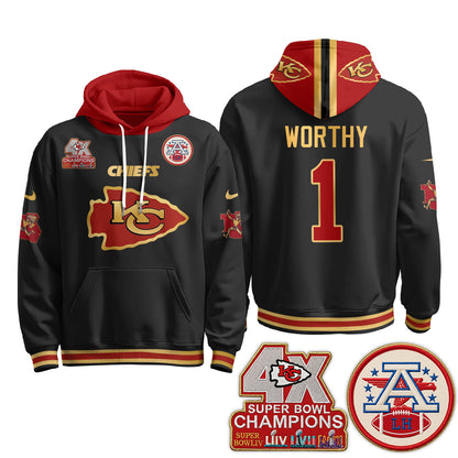 KC 4X Champs Gold Edition Fleece Hoodie - Printed