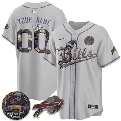 BUF 2026 Nightmare Edition Vapor Custom Baseball Jersey - Stitched