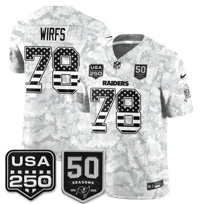 Tampa Bay Buccaneers 2026 Salute to Service Edition Vapor Jersey - Stitched