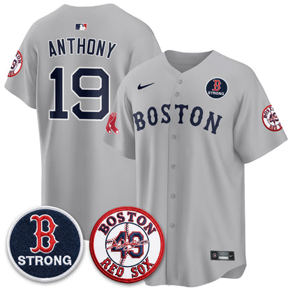 BOS Tim Wakefield Memorial Patch Vaper Premier Limited Jersey - All Stitched V2