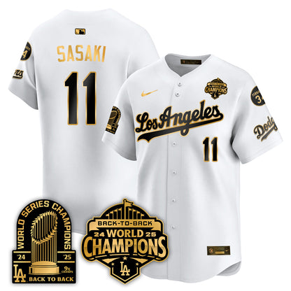 LAD Alternate  Vapor Limited Jersey - 9x Champs - All Stitched