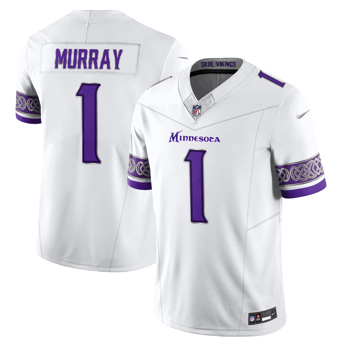 Minnesota Vikings Fangear Edition Vapor Jersey - Stitched