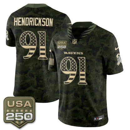 Baltimore Ravens 2026 Salute to Service Vapor Jersey - Stitched