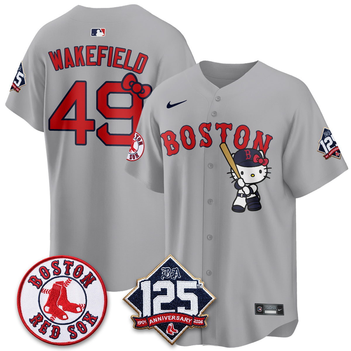 Boston Red Sox x Meow KT Vapor Limited Jersey - Stitched