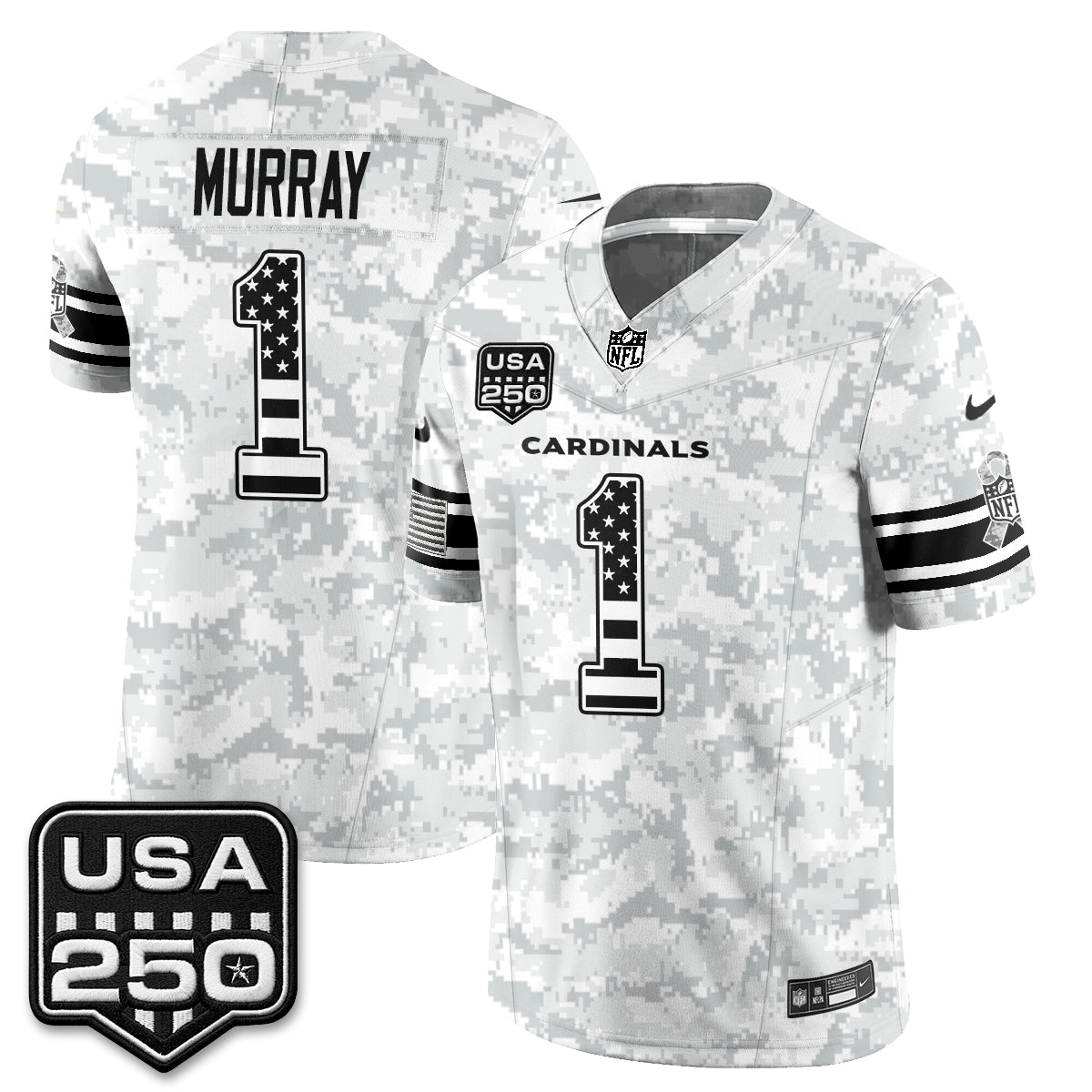 Arizona Cardinals 2026 Salute to Service Vapor Jersey - Stitched