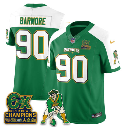 New England Patriots Irish Edition Vapor Jersey - Stitched