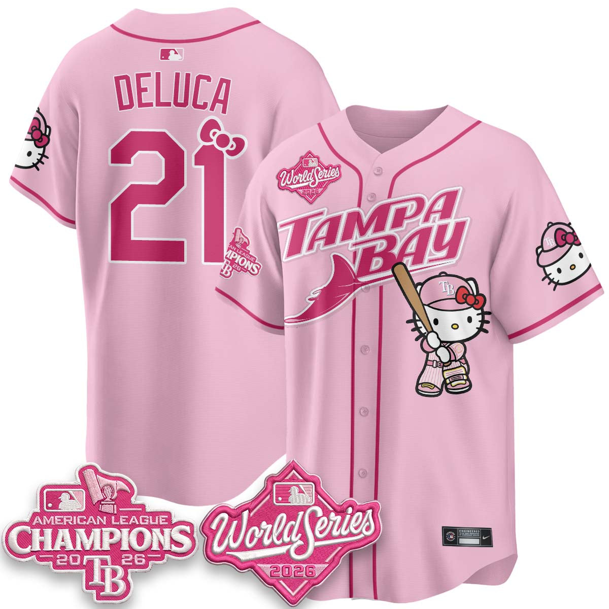 TB 2026 AL Champions x Meow KT Vapor Jersey - Stitched