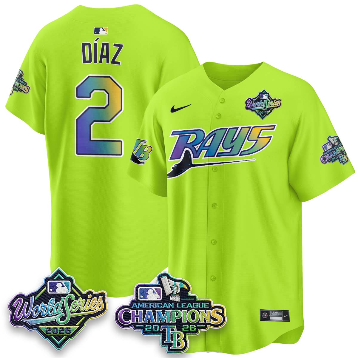 TB 2026 AL Champions Limited Vapor Jersey - Stitched