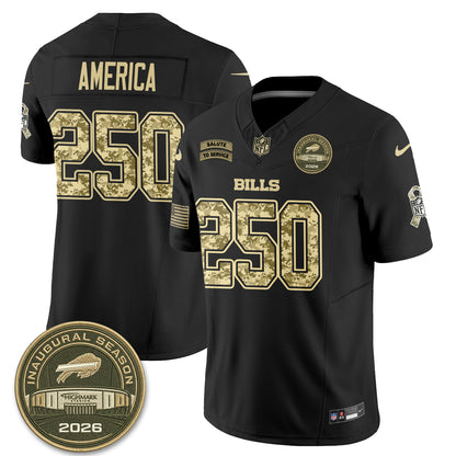 Buffalo Bills 2026 Salute to Service Edition Vapor Jersey V2- Stitched