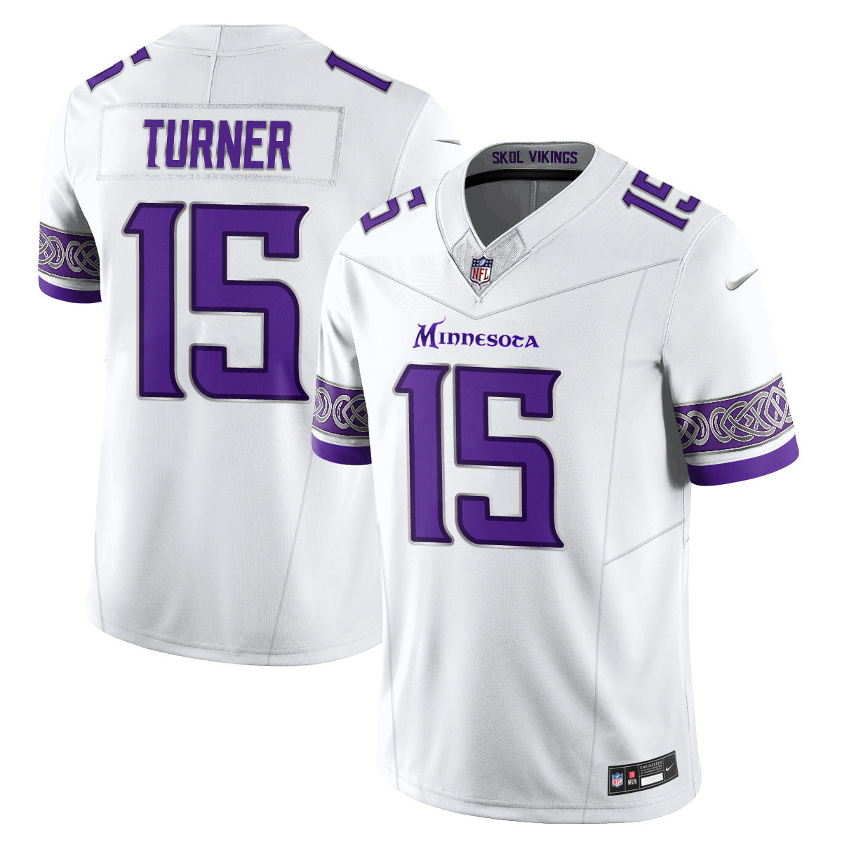 Minnesota Vikings Fangear Edition Vapor Jersey - Stitched