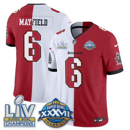 Tampa Bay Buccaneers S.Bowl Split Edition Vapor Jersey - Stitched