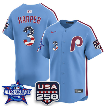 Philadelphia Phillies 2026 All Star Edition Vapor Jersey - Stitched