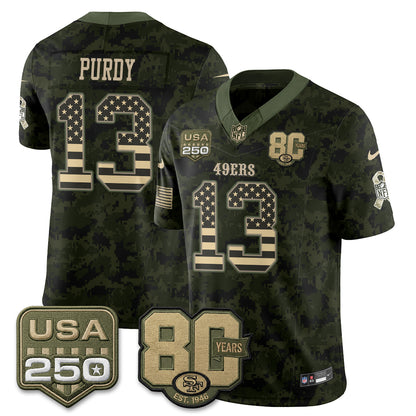SF 2026 Salute to Service Edition Vapor Jersey - Stitched