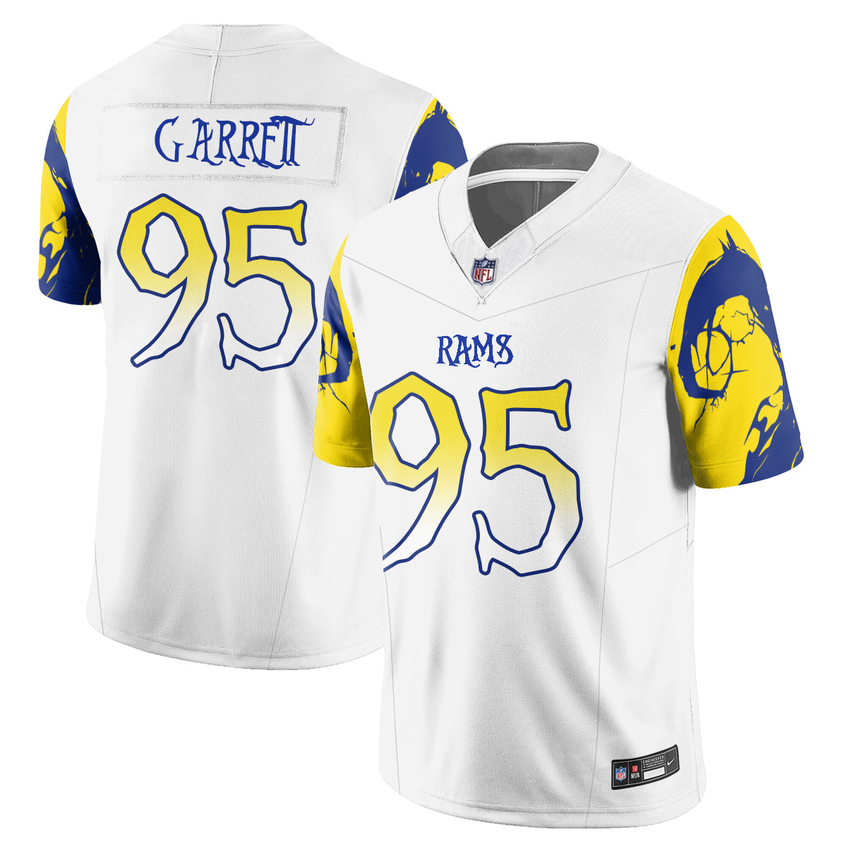 Los Angeles Rams x Nightmare Edition Vapor Jersey - Stitched