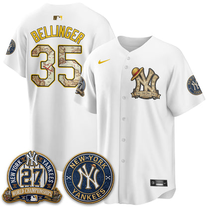 New York Yankees x OP Japanese Cartoon Limited Jersey -  Stitched