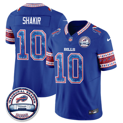Buffalo Bills Xmas Edition Vapor Jersey - Stitched
