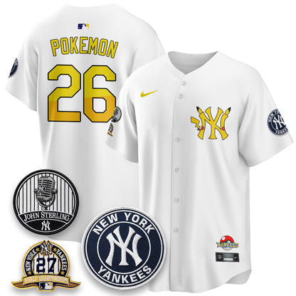 New York Yankees x PKM Cartoon Limited Jersey -  Stitched