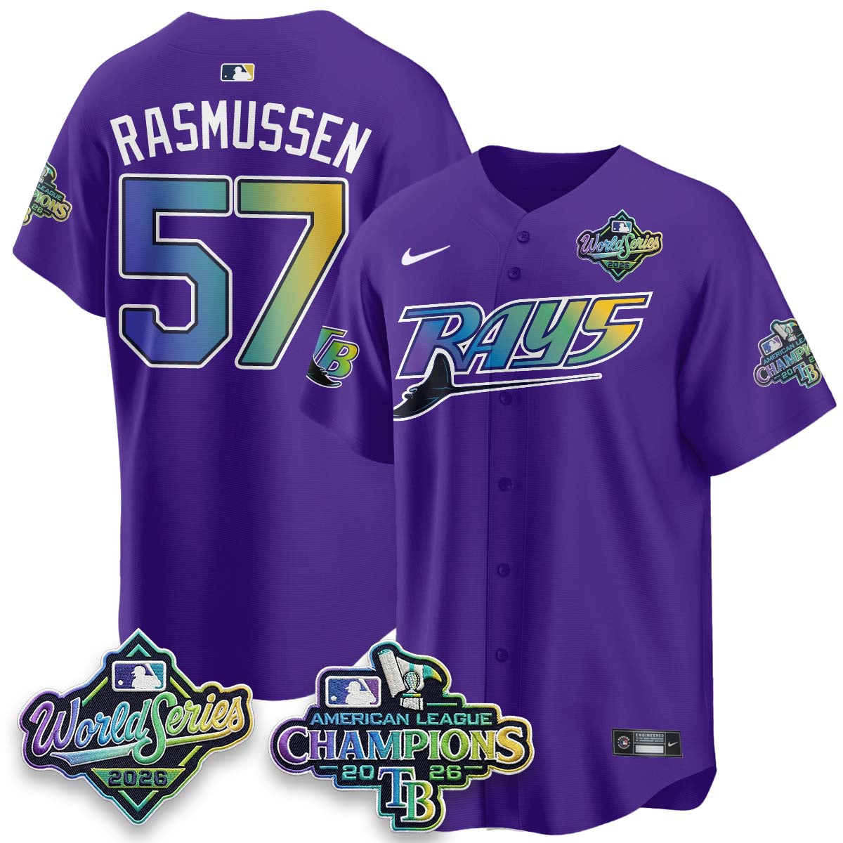 TB 2026 AL Champions Limited Vapor Jersey - Stitched