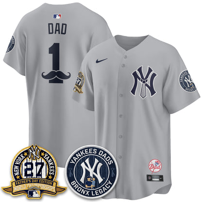 NYY Happy Father's Day 2026 Jersey - Stitched