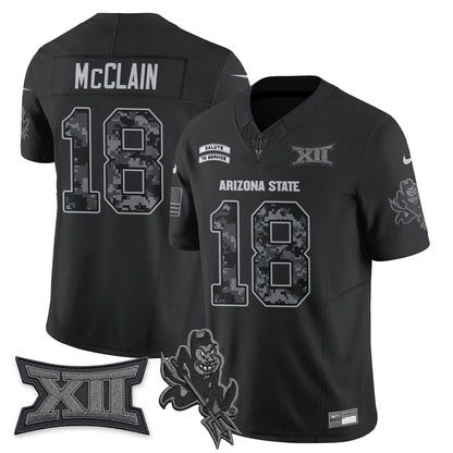 Arizona State Sun Devils 2026 Salute to Service Vapor Jersey - Stitched