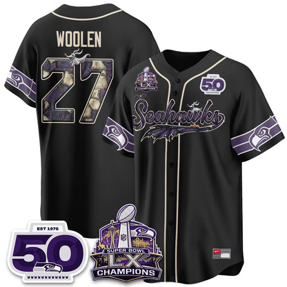 SEA 2026 Nightmare Edition Vapor Baseball Jersey - Stitched