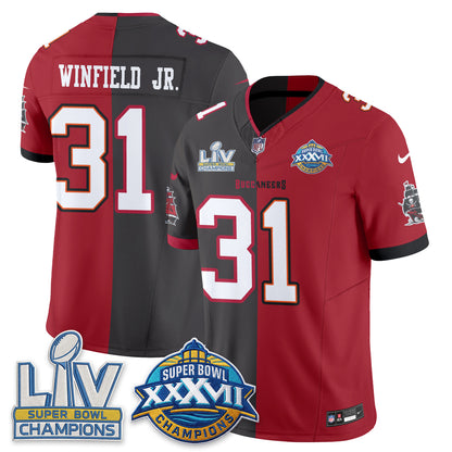 Tampa Bay Buccaneers S.Bowl Split Edition Vapor Jersey - Stitched