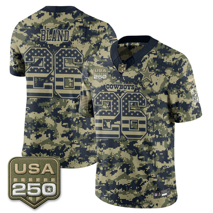 DAL 2026 Salute to Service Edition Vapor Jersey - Stitched