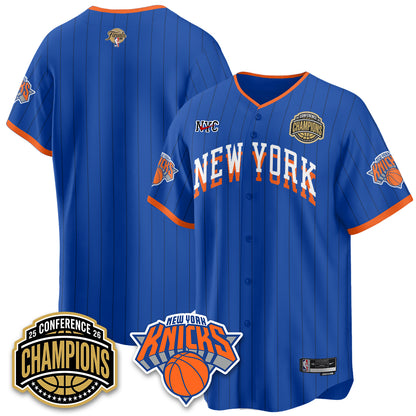 New York Knicks 2026 NBA Finals Vapor City Edition Jersey V2- Stitched
