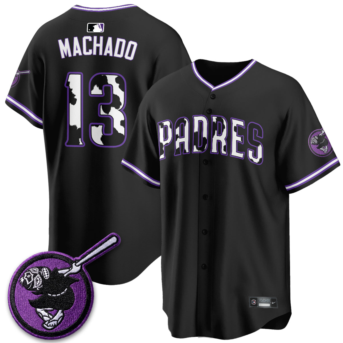 San Diego Padres x King of the Luchadores Vapor Jersey - Stitched