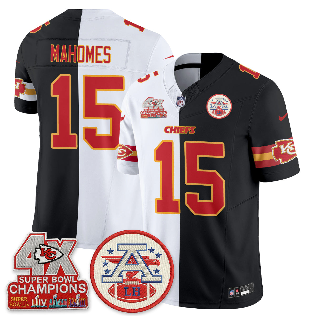 KC Split Edition Vapor Jersey - Stitched