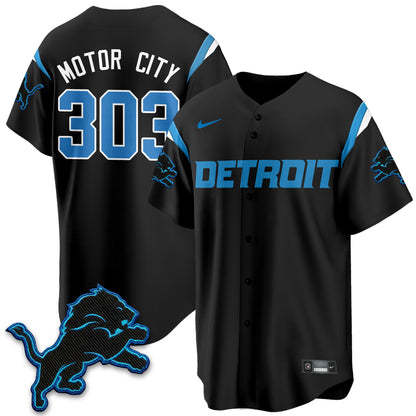 Detroit Lions 2026 Rivalries Baseball Vapor Jersey - Stitched