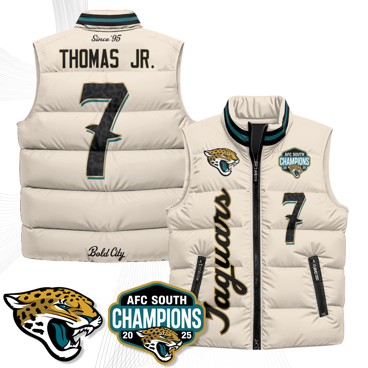 DET 2026 Rivalries Puffer Vest - Printed