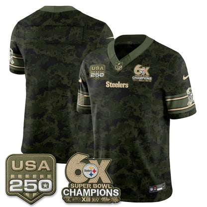 Pittsburgh Steelers 2026 Salute to Service Edition Vapor Jersey - Stitched