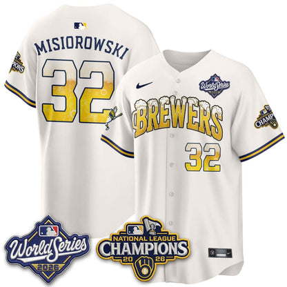 MIL "Pitcher & Pint" 2026 NL Champions Vapor Jersey - Stitched