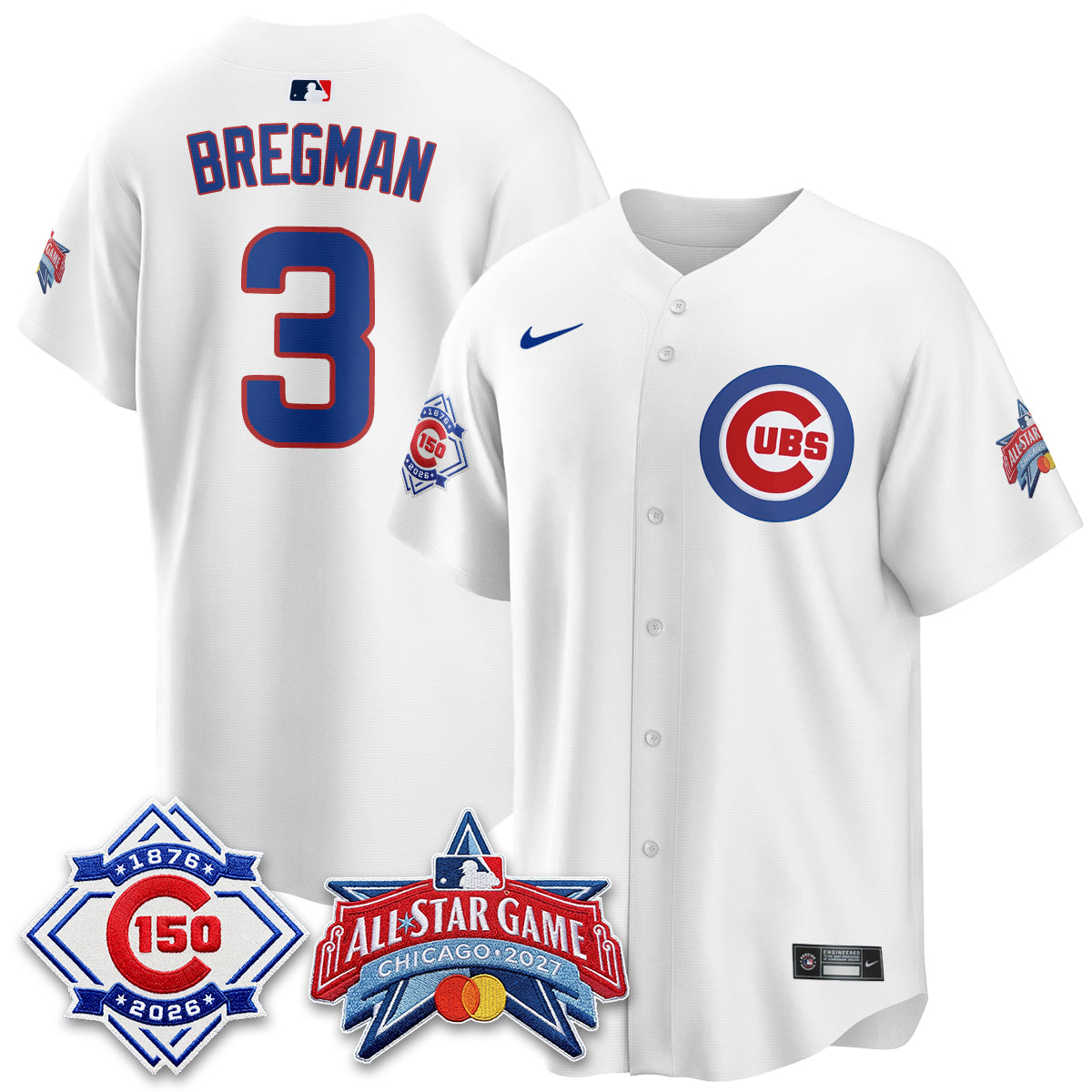 Chicago Cubs 2027 All Star Game Vapor Limited Jersey - Stitched