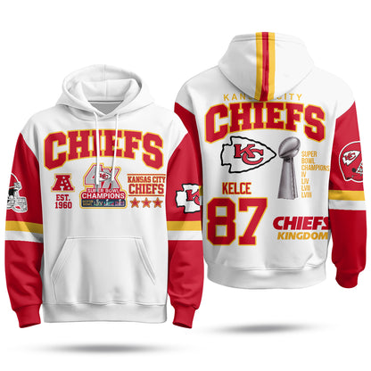 KC 4X Champs Gold Edition Fleece Hoodie - Printed