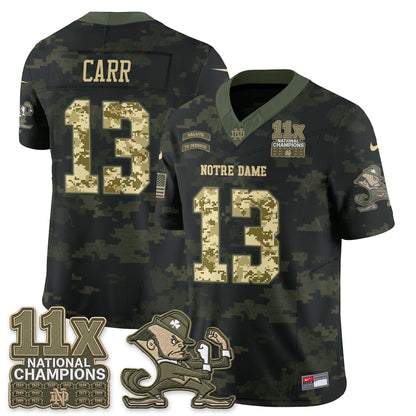 ND 2026 Salute to Service Vapor Jersey - Stitched