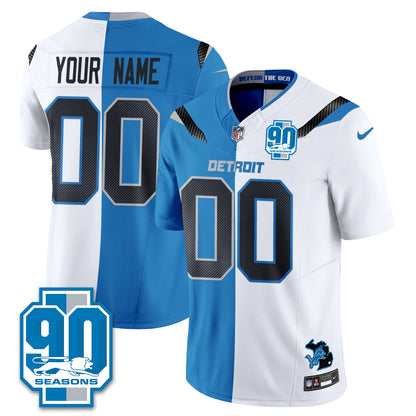 DET Rivalries Split Edition Vapor Custom Jersey - Stitched