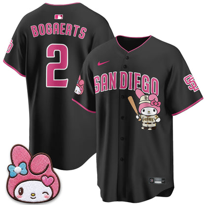 San Diego Padres x Pink Sanrio Friend Vapor Jersey - Stitched