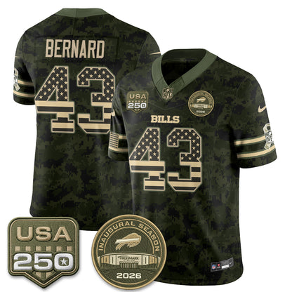 Buffalo Bills 2026 Salute to Service Edition Vapor Jersey - Stitched