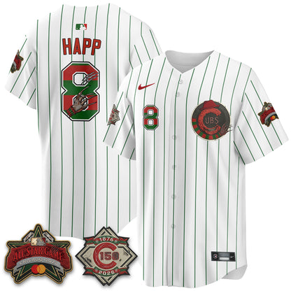 Chicago Cubs A Nightmare on Wrigley Field Edition Vapor Jersey - Stitched