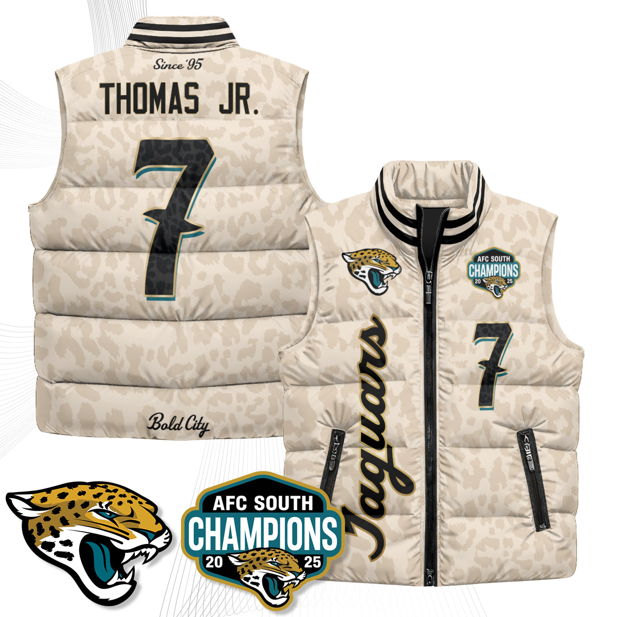 DET 2026 Rivalries Puffer Vest - Printed