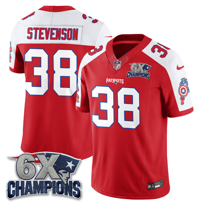 New England Patriots x Vibranium Shield Edition Vapor Jersey V2 - Stitched