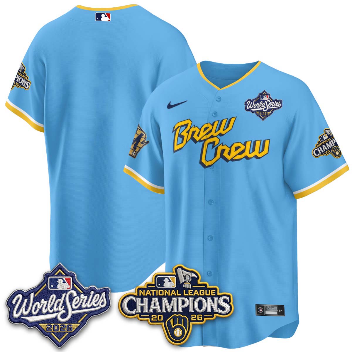 MIL 2026 NL Champions Vapor Jersey - Stitched n1