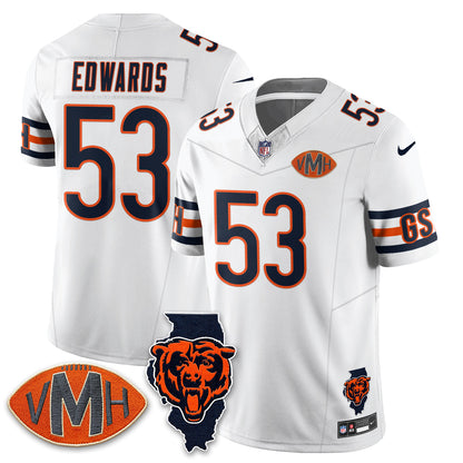 Chicago Bears Polar Bear Edition Vapor Jersey - Stitched